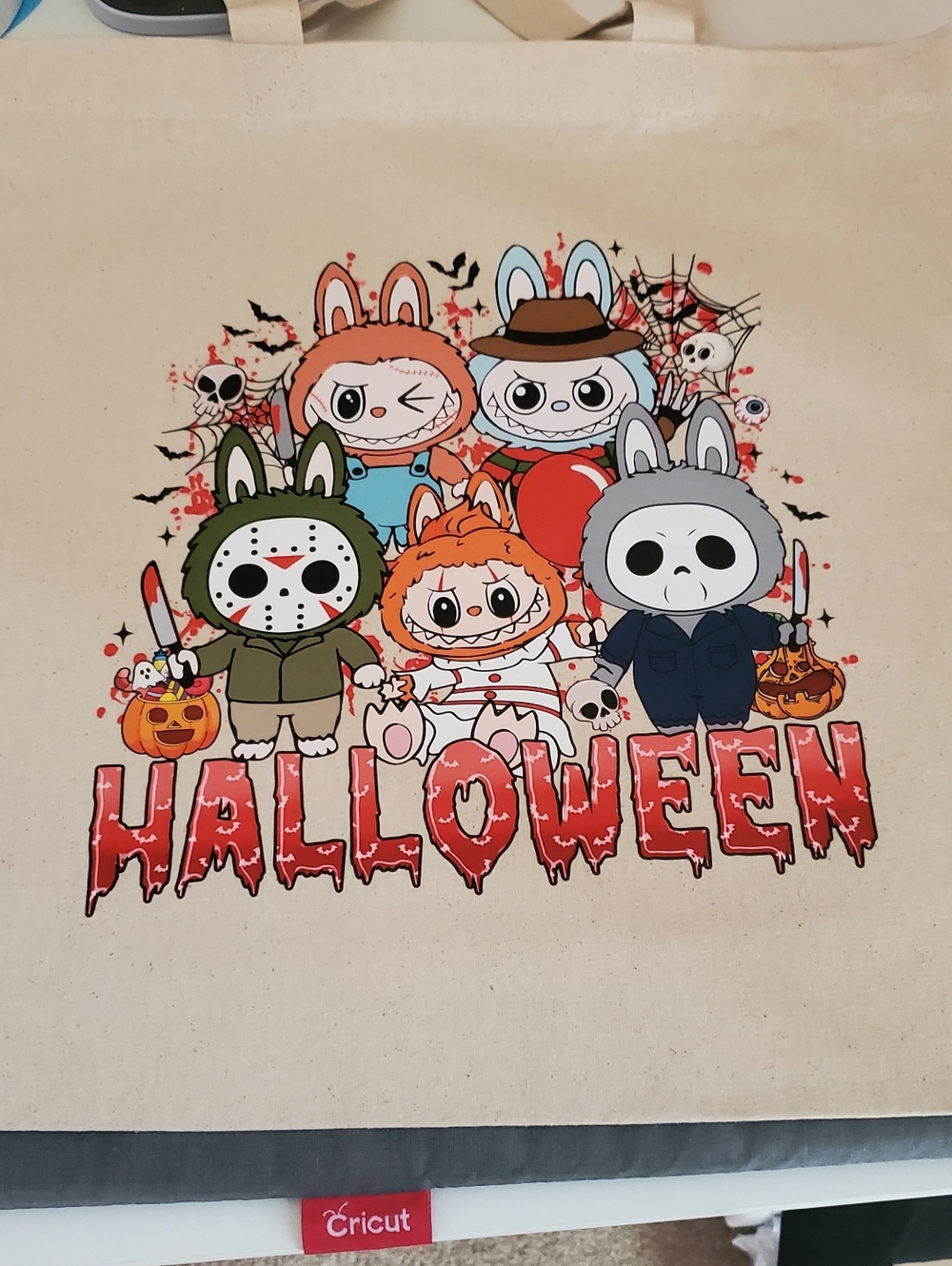 Halloween Tote — Cute Horror Characters